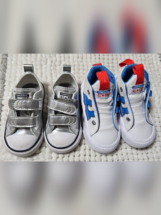 Converse Other - Converse Baby Toddler Shoes Bundle Size 5